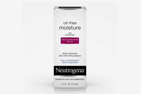Neutrogena Oil-Free Moisture With SPF35 Sunscreen.